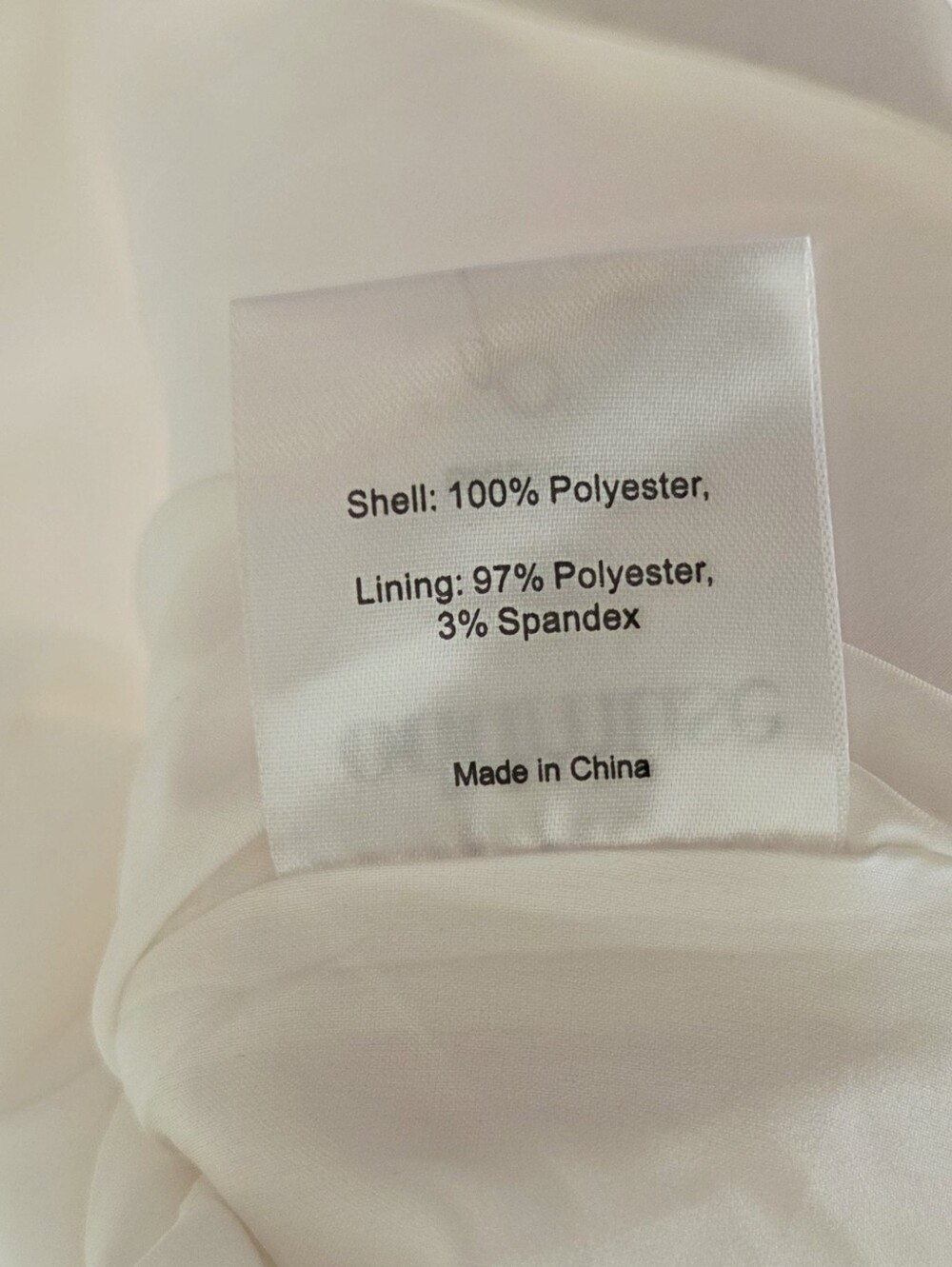 Odd Muse Satin High-Neck Mini Dress White Medium Bridal - Picture 10 of 10